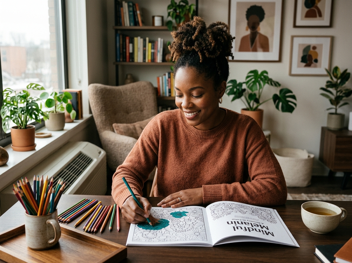 Mindfulness Coloring for Stress Relief: Why It Helps and How to Practice article image
