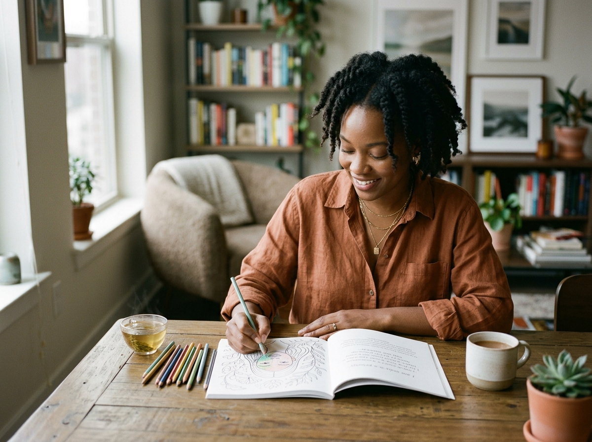 Positive Affirmation Coloring Book for Black Women: A Self-Love Routine article image
